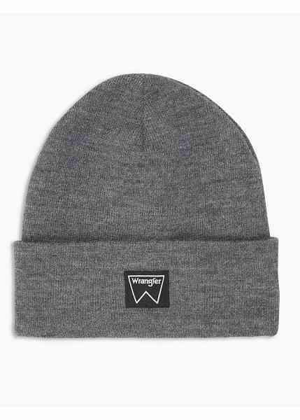 WRANGLER HERREN BASIC BEANIE - CASTLE ROCK / GRAU